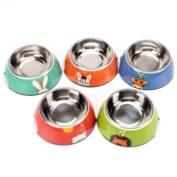 Eco-Friendly Plastic Melamine Pet Feeding Bowl Dog Bowl Stainless