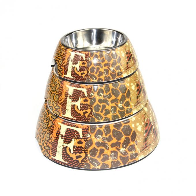 High Quality Colorful Water Pet Products Stainless Steel Dog Bowl