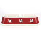  				Double Plastic Dog&Cat Food Water Bowl with The Good Quality 	        
