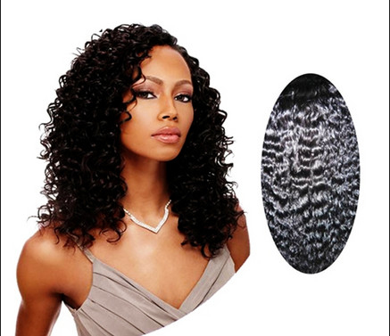 Natural Black 100 Indian Curly Human Hair 14