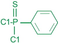 Cas 3497-00-5 Προσθέματα επιβραδυντικών φλόγας 98% Min Φαινυλοθυοφωσφονικό διχλωρίδιο ενδιάμεσο 0