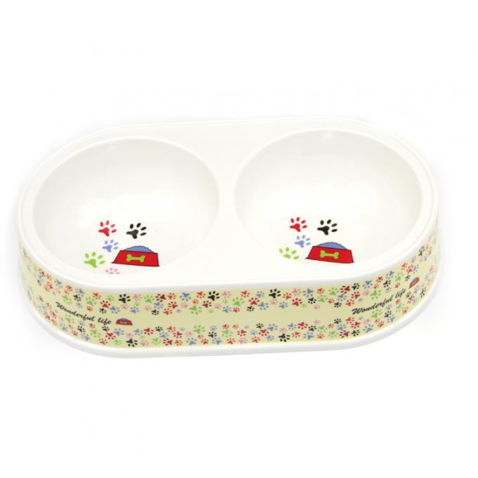 Double Pet Food Bowl Melamine Cat&Dog Bowl