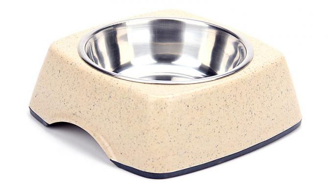 Good Quality Bamboo and Stainless Steel Pure Natural Pet&Cat&Dog Feeding Food Bowl