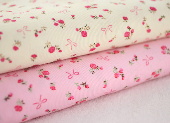 Quality  Soft Floral Stretch Corduroy Fabric Cloth For Baby Children 123456 Factory