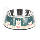 				Pet Food Bowl Stainless Steel Dog Bowl for Food Feeding 	        