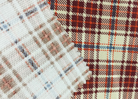 100% Cotton Ribstop Stripe 21w Stretch Corduroy Fabric