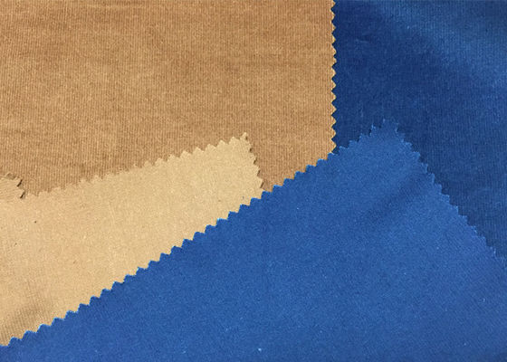 Indigo / Black 28w Light weight Corduroy Fabric 98 Cotton 2 Spandex Fabric