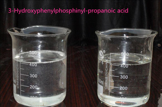 Cas 14657-64-8 Flame Retardant Additives 72% Hydroxyphenylphosphinyl-Propanoic Acid L1111iquid 0701v1