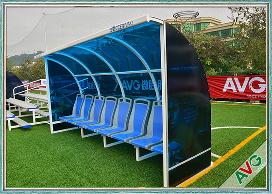 Un bon prix. Entraîneur en aluminium Seat du football de terrain de football de temps de mobilité résistante d'équipement en ligne