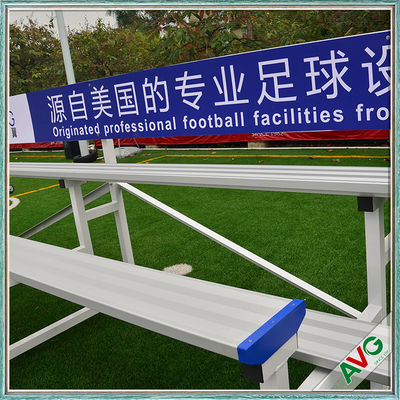 UV Protection Retractable Plastic / Aluminum Bleacher Football Stadium Chairs
