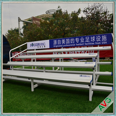 UV Protection Retractable Plastic / Aluminum Bleacher Football Stadium Chairs