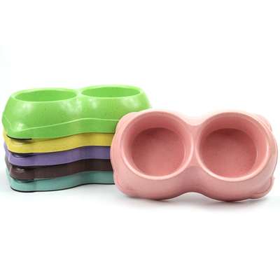 Good price  				Durable Double Bamboo Portable Dog&Cat Food Bowl with The Best Price 	         online