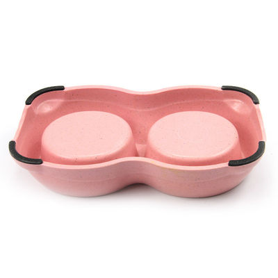  				Durable Double Bamboo Portable Dog&Cat Food Bowl with The Best Price 	        