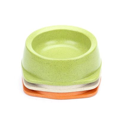 Harga yang bagus Bumbu Fiber Lingkungan Makanan Hewan Peliharaan Bowl untuk Anjing daring