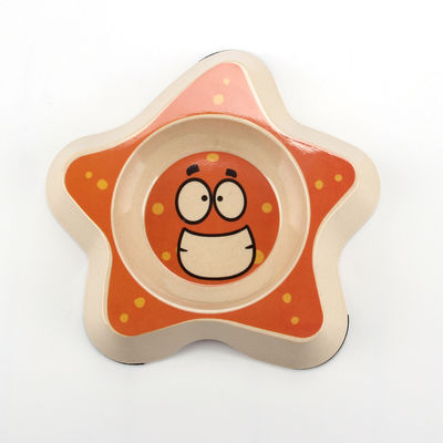  				Cute Pet Water Food Feeding Bamboo Dog Bowl 	        