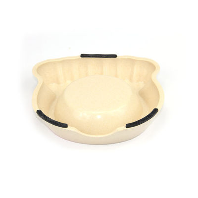  				Natural Bamboo Fiber Healthy Pet Food Feeder Bowl 	        