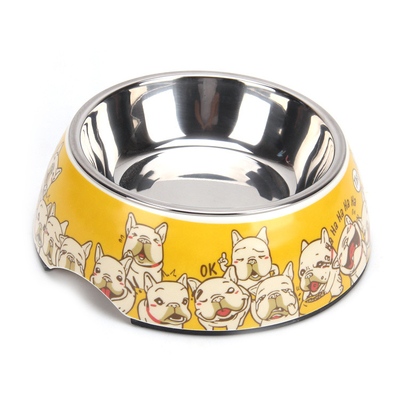 Bom preço. Taça de alimentação de animais de estimação personalizada e taça de aço inoxidável para cães e gatos em linha