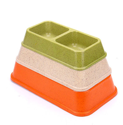  				Double and Colorful Bamboo Sublimation Big or Large Dog Pet Food&Water Bowl 	        