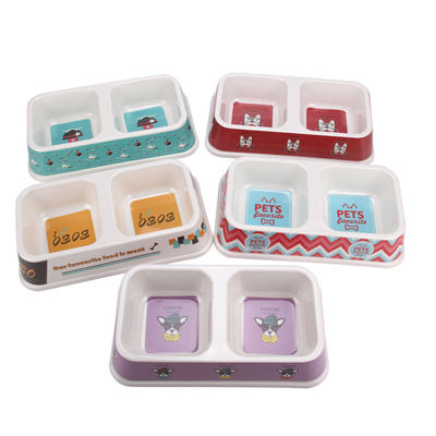  				Double Plastic Dog&Cat Food Water Bowl with The Good Quality 	        