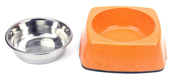  				Good Quality Bamboo and Stainless Steel Pure Natural Pet&Cat&Dog Feeding Food Bowl 	        