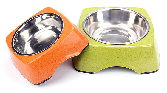  				Good Quality Bamboo and Stainless Steel Pure Natural Pet&Cat&Dog Feeding Food Bowl 	        