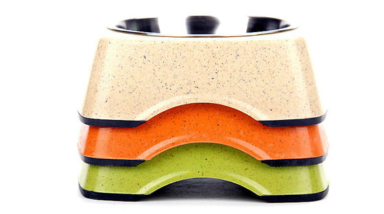  				Good Quality Bamboo and Stainless Steel Pure Natural Pet&Cat&Dog Feeding Food Bowl 	        