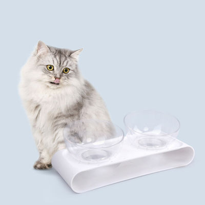 Harga yang bagus Gaya Baru 2-Bowls ABS Eco-Friendly Diner Set untuk Pet Feed Food Bowl daring
