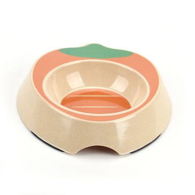 Harga yang bagus Bamboo Serat awet Makan Anjing Ditutup Makanan Pet Bowl daring
