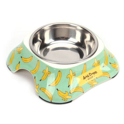  				Pet Bowl Stainless Steel Cat Dog Puppy Food Feeder Bowls 	        