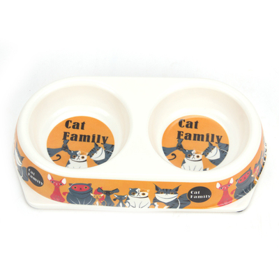 Good price  				Environmental Friendly Fashion Design Double Bio Bamboo Fiber Pet Bowl 	         online