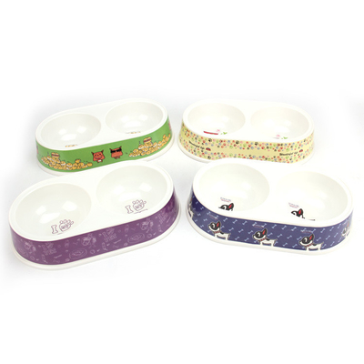 Giá tốt. New Style Eco-Friendly Bamboo Fiber Pet Bowl (Cây chén đôi) trực tuyến