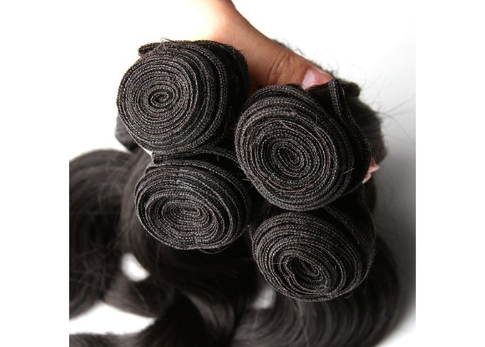 26 ίντσες Ινδική Ανθρώπινη Remy Hair Διεύρυνση Μελετώδης ευθεία Τανγκλ Ελεύθερη 0
